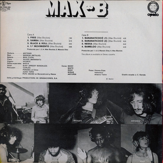 Max-B* : Bananaticoco (LP)