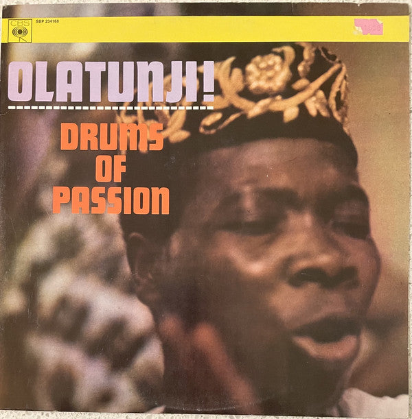 Olatunji!* : Drums Of Passion (LP, Album, RE, Ora)